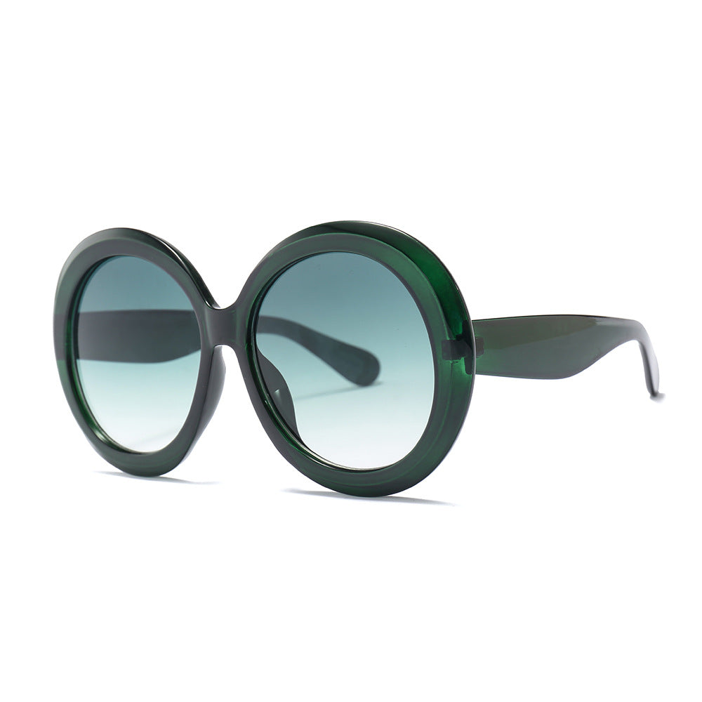 Wholesale Round large frame fashion street style personality trend Sunglasses